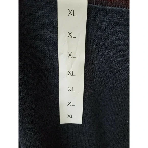 Sonoma Men's Blue & Maroon 100% Polyester Long Sleeve Supersoft Sweater Size XL - Picture 5 of 12